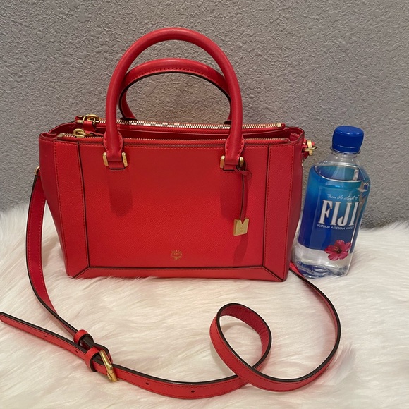 MCM Shoulder Crossbody Leather Bag